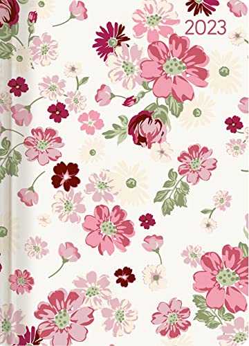 Alpha Agenda Settimanale Ladytimer 2023, formato tascabile 10,7x15,2 cm, Flower Love, 192 pagine