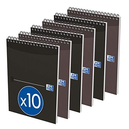 Oxford Essentials Set di blocchi Quadretti 5x5 A5 (14,8 x 21 cm) Colori assortiti