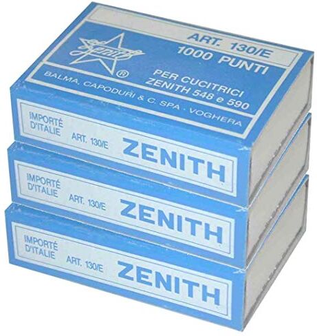 Zenith 3 SCATOLINE DA 1000 PUNTI  ART. 130/E (6/4)