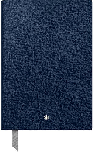 Montblanc Blocco Note #146 cancelleria di lusso – Diario – Quaderno, fogli a righe, 150 x 210 mm, 192 pagine, copertina blu indaco