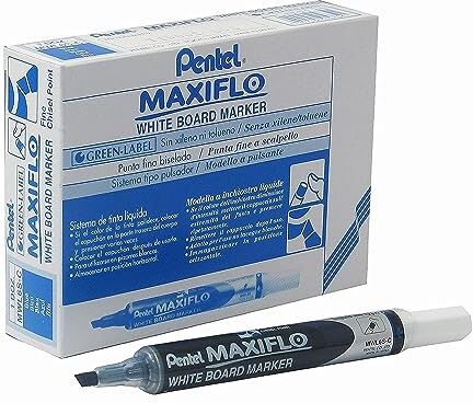 Pentel Maxiflo – Slim con punta a scalpello Blue