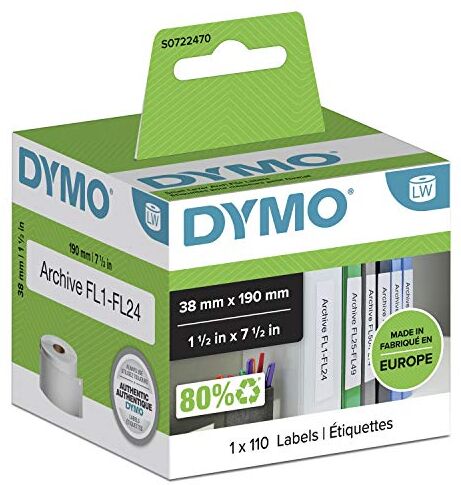 Dymo Etichette LabelWriter, 38x190 mm, Bianco