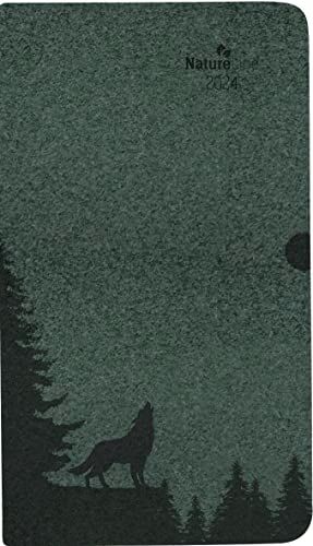 Alpha Edition Agenda Settimanale Nature Line 2024, 9x15,6 cm, PINE, 128 pagine