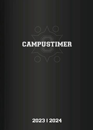 Alpha Agenda Settimanale Campustimer Black, 15x21 cm, 2023/2024