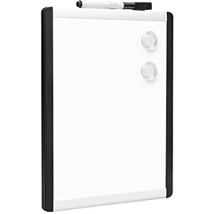 Amazon Basics Lavagna magnetica cancellabile a secco, telaio in plastica/alluminio, 21.6 x 28 cm, Bianco Amazon Basics Lavagna magnetica cancellabile a secco, telaio in plastica/alluminio, 21.6 x 28 cm, Bianco