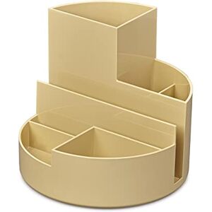 MAUL Organizzatore da scrivania, diametro 14 x 12,5 cm, organizer con 6 scomparti, portapenne per penne, pennarelli e forbici, organizer per penne per ufficio e scrivania, Sahara MAUL Organizzatore da scrivania, diametro 14 x 12,5 cm, organizer con 6 scomparti, portapenne per penne, pennarelli e forbici, organizer per penne per ufficio e scrivania, Sahara