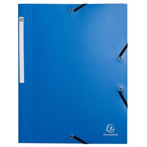 Exacompta Rif. Opak 55702E Confezione da 10 camicie con elastici buste a 3 alette in polipropilene riciclato dimensioni 24 x 32 cm per documenti in formato A4 azzurro Exacompta Rif. Opak 55702E Confezione da 10 camicie con elastici buste a 3 alette in polipropilene riciclato dimensioni 24 x 32 cm per documenti in formato A4 azzurro