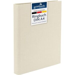 Goldbuch 37931 Raccoglitore ad Anelli per Foto Bella Vista, 26 x 32 cm, Raccoglitore per Foto in Lino, Formato DIN A4, Ideale per Viaggi e Vacanze, Colore: Beige Goldbuch 37931 Raccoglitore ad Anelli per Foto Bella Vista, 26 x 32 cm, Raccoglitore per Foto in Lino, Formato DIN A4, Ideale per Viaggi e Vacanze, Colore: Beige