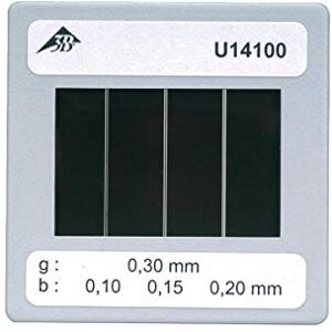 3B Scientific Diaframma con 3 Doppie Fenditure di Larghezza Diversa 3B Scientific Diaframma con 3 Doppie Fenditure di Larghezza Diversa