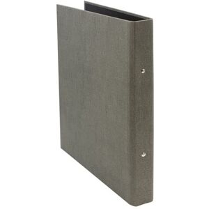 Bigso Box of Sweden Raccoglitore ad anelli – Organizzatore per documenti in fibra di legno e lino – Grigio, 25 x 4.8 x 31.5 cm Bigso Box of Sweden Raccoglitore ad anelli – Organizzatore per documenti in fibra di legno e lino – Grigio, 25 x 4.8 x 31.5 cm