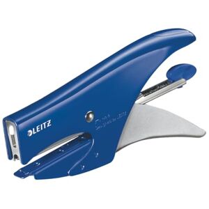 Leitz WOW, Cucitrice a pinza capacità fino a 15 fogli, Cucitrice in metallo ergonomica, Caricamento posteriore, Compatibile con punti P1 n.8, Blu, 55472023 Leitz WOW, Cucitrice a pinza capacità fino a 15 fogli, Cucitrice in metallo ergonomica, Caricamento posteriore, Compatibile con punti P1 n.8, Blu, 55472023