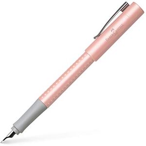 Faber-Castell Penna stilografica Grip Pearl Edition, pennino M, colore: Rosa, 1 pezzo Faber-Castell Penna stilografica Grip Pearl Edition, pennino M, colore: Rosa, 1 pezzo