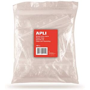 APLI Borsa autobloccante, confezione da 100 pezzi, 250 x 350 mm APLI Borsa autobloccante, confezione da 100 pezzi, 250 x 350 mm