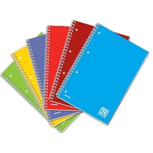 Blasetti One Color Quaderno con spirale laterale formato A4 con fori archiviazione, Confezione da 5 pezzi, Carta 80gr, Copertina in cartoncino monocromatica Rigatura 1R (Righe) Blasetti One Color Quaderno con spirale laterale formato A4 con fori archiviazione, Confezione da 5 pezzi, Carta 80gr, Copertina in cartoncino monocromatica Rigatura 1R (Righe)