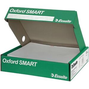 Esselte OXFORD SMART, 4 Confezioni da 100 Buste a perforazione universale STANDARD, Formato 22x30 cm, PP Antiriflesso, con Scatola Multiuso, Adatta a Casa e Ufficio, Esselte OXFORD SMART, 4 Confezioni da 100 Buste a perforazione universale STANDARD, Formato 22x30 cm, PP Antiriflesso, con Scatola Multiuso, Adatta a Casa e Ufficio,
