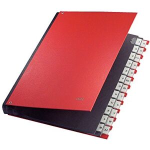 Leitz Pultordner A-Z, 24 Fächer, PP, rosso Leitz Pultordner A-Z, 24 Fächer, PP, rosso