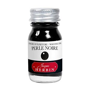 Herbin Inchiostro per penna stilografica e roller, prodotto senza packaging, 10 ml, Nero (Perla)
