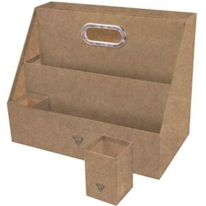 Clairefontaine -Organizzatore da scrivania UNISEX multifunzioni in cartone COLORE Kraft - Home Office 35,5 x 20 x 28,5 cm Collezione Flying Spirit Clairefontaine -Organizzatore da scrivania UNISEX multifunzioni in cartone COLORE Kraft - Home Office 35,5 x 20 x 28,5 cm Collezione Flying Spirit