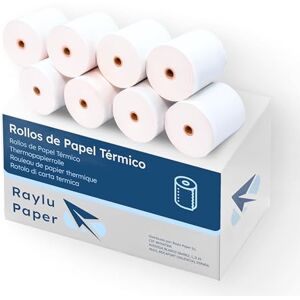 RAYLU PAPER Rotolo Carta Termica Premium - 57x40mm per POS e Stampanti RAYLU PAPER Rotolo Carta Termica Premium - 57x40mm per POS e Stampanti