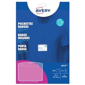 Avery 20 buste trasparenti in platino morbido 90 x 60 mm stampa laser/getto d'inchiostro () Avery 20 buste trasparenti in platino morbido 90 x 60 mm stampa laser/getto d'inchiostro ()