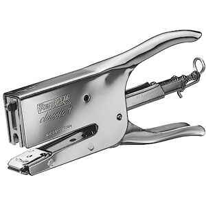 Rapid Classic K1+ Cucitrice a pinza per punti n.24, Pinzatrice compatibile con graffette n.24-6 & 24-8+, Incudine regolabile, Caricamento posteriore, Certificata ClimatePartner, Cromato Rapid Classic K1+ Cucitrice a pinza per punti n.24, Pinzatrice compatibile con graffette n.24-6 & 24-8+, Incudine regolabile, Caricamento posteriore, Certificata ClimatePartner, Cromato