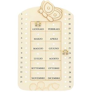 THUN Calendario da Muro Perpetuo Arredamento Casa Linea Elegance Ceramica 20 x 32,6 x 1,5 h cm THUN Calendario da Muro Perpetuo Arredamento Casa Linea Elegance Ceramica 20 x 32,6 x 1,5 h cm