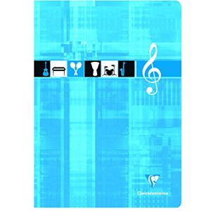 Clairefontaine CONFEZIONE DA 10 quaderni a punto metallico de Musique A4 21x29,7 cm 48 pagine 10 Portées con Lignes Carta bianca 90g copertina carta laminata Colori casuali Clairefontaine CONFEZIONE DA 10 quaderni a punto metallico de Musique A4 21x29,7 cm 48 pagine 10 Portées con Lignes Carta bianca 90g copertina carta laminata Colori casuali