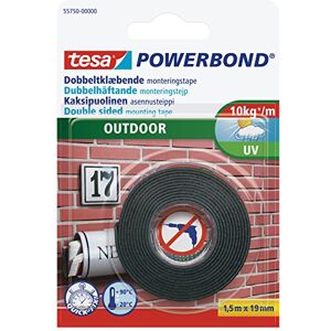 Tesa Nastro biadesivo per fissaggi esterni, 19 mm x 1,5 m Tesa Nastro biadesivo per fissaggi esterni, 19 mm x 1,5 m