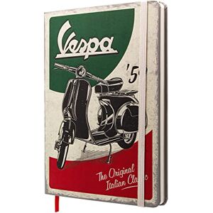 ART Taccuino retrò a puntini, Vespa – The Italian Classic – Idea regalo per amanti degli scooter, Bullet Journal dotted, Design vintage, A5 ART Taccuino retrò a puntini, Vespa – The Italian Classic – Idea regalo per amanti degli scooter, Bullet Journal dotted, Design vintage, A5