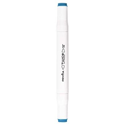 Pryma Marcatore Twice Doppia Punta 1mm e 6mm – Pennarello Professionale per Lettering, Calligrafia, Illustrazione e Disegno – Inchiostro Intenso (Blu) Pryma Marcatore Twice Doppia Punta 1mm e 6mm – Pennarello Professionale per Lettering, Calligrafia, Illustrazione e Disegno – Inchiostro Intenso (Blu)