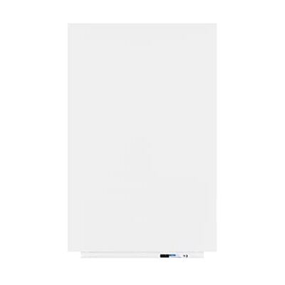 Rocada Lavagna bianca senza cornice, lavabile a secco e con portapenne, lavagna magnetica, versione Pro, rivestita in PE, 75 x 115 cm, bianca Rocada Lavagna bianca senza cornice, lavabile a secco e con portapenne, lavagna magnetica, versione Pro, rivestita in PE, 75 x 115 cm, bianca
