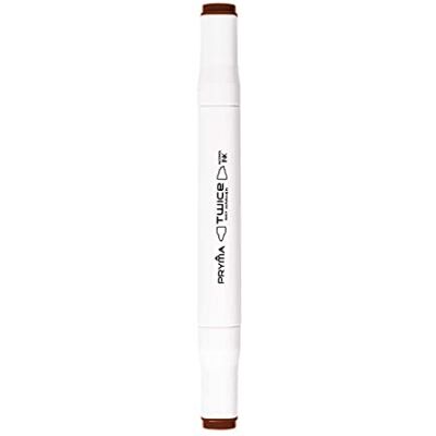 Pryma Marcatore Twice Doppia Punta 1mm e 6mm – Pennarello Professionale per Lettering, Calligrafia, Illustrazione e Disegno – Inchiostro Intenso (Bronzo) Pryma Marcatore Twice Doppia Punta 1mm e 6mm – Pennarello Professionale per Lettering, Calligrafia, Illustrazione e Disegno – Inchiostro Intenso (Bronzo)