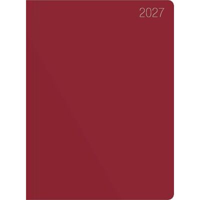 Zettler Taschenkalender 1T/1S bordeaux 2027: Tagesplaner 10x14 cm mit 1 Tag pro Seite, Zeiteinteilung 7-19 Uhr, Tages- & Wochenzählung & 4-sprachigem Kalendarium für Arbeit & Studium Zettler Taschenkalender 1T/1S bordeaux 2027: Tagesplaner 10x14 cm mit 1 Tag pro Seite, Zeiteinteilung 7-19 Uhr, Tages- & Wochenzählung & 4-sprachigem Kalendarium für Arbeit & Studium