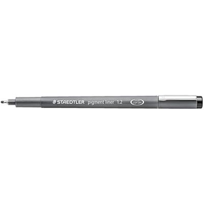 Staedtler 308 12-9 Pennarello a pigmenti, tratto 1,2 mm, colore: Nero Staedtler 308 12-9 Pennarello a pigmenti, tratto 1,2 mm, colore: Nero