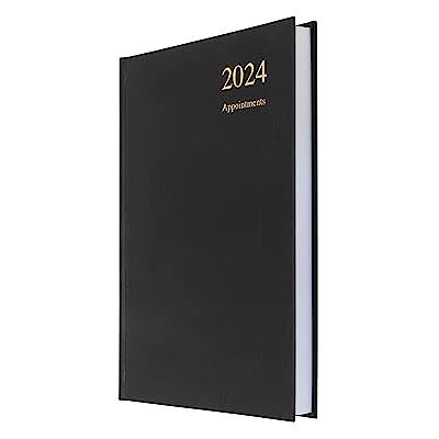 Collins Debden Essential Agenda giornaliera 2024, formato A5, con appuntamenti, agenda 2024 una pagina per giorno, diario e libro degli appuntamenti 2024, agenda aziendale, accademica e Collins Debden Essential Agenda giornaliera 2024, formato A5, con appuntamenti, agenda 2024 una pagina per giorno, diario e libro degli appuntamenti 2024, agenda aziendale, accademica e