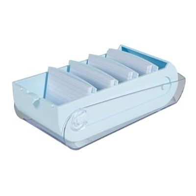 Exacompta Rif. 5346223D Cartone da 8 learning box BUNNYBOX A7 Aquarel, dimensioni 25 x 13,2 x 8,5 cm, colore blu pastello/cristallo capacità fino a 900 carte in formato A7 Exacompta Rif. 5346223D Cartone da 8 learning box BUNNYBOX A7 Aquarel, dimensioni 25 x 13,2 x 8,5 cm, colore blu pastello/cristallo capacità fino a 900 carte in formato A7