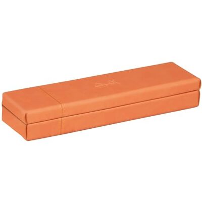 Rhodia Portapenne Tangerine 21 x 5,5 x 3 cm cuciture sellaio arancioni esterno in simil cuoio Collezione Home Office rama Organizzazione per ufficio & archiviazione di design Rhodia Portapenne Tangerine 21 x 5,5 x 3 cm cuciture sellaio arancioni esterno in simil cuoio Collezione Home Office rama Organizzazione per ufficio & archiviazione di design