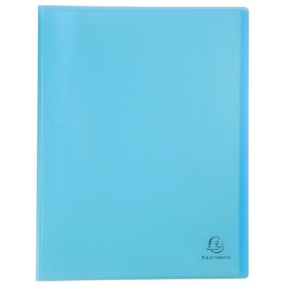 Exacompta Rif. 88472E Cartone da 10 portadocumenti Chromaline Pastel 40 buste in cristallo liscio 80 viste per A4 dim 24 x 32 cm copertina in polipro riciclato traslucido blu pastello Exacompta Rif. 88472E Cartone da 10 portadocumenti Chromaline Pastel 40 buste in cristallo liscio 80 viste per A4 dim 24 x 32 cm copertina in polipro riciclato traslucido blu pastello