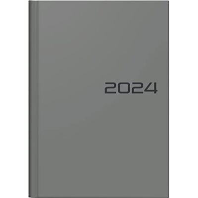 BRUNNEN Agenda settimanale modello 796 2024, 2 pagine = 1 settimana, formato foglio: 14,8 x 20,8 cm, grigio BRUNNEN Agenda settimanale modello 796 2024, 2 pagine = 1 settimana, formato foglio: 14,8 x 20,8 cm, grigio