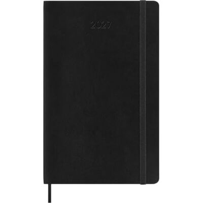 Moleskine Agenda Settimanale 2027, Planner 12 Mesi Con Spazio Per Note, Lingua Tedesca, Copertina Morbida e Chiusura Elastica, Formato Large 13x21 cm, Colore Nero Moleskine Agenda Settimanale 2027, Planner 12 Mesi Con Spazio Per Note, Lingua Tedesca, Copertina Morbida e Chiusura Elastica, Formato Large 13x21 cm, Colore Nero
