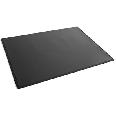 Durable Sottomano scrivania in PP con copertina trasparente, tappetino scrivania con angoli arrotondati, antiscivolo, 650 x 500 mm, nero, Durable Sottomano scrivania in PP con copertina trasparente, tappetino scrivania con angoli arrotondati, antiscivolo, 650 x 500 mm, nero,