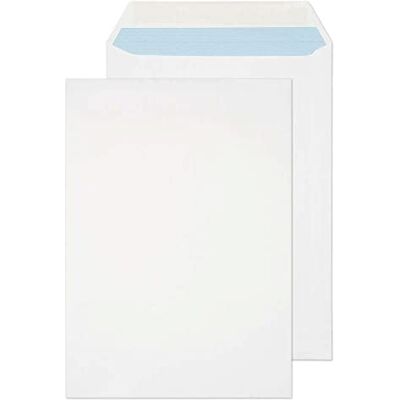 Blake Everyday 324 x 229 mm 100 g/m2 Tasca Gommato () Bianco, Confezione da 500 Blake Everyday 324 x 229 mm 100 g/m2 Tasca Gommato () Bianco, Confezione da 500