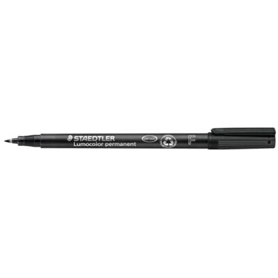 Staedtler Lumocolor Pennarelli permanenti fini, impermeabili, resistenti alle sbavature, ad asciugatura rapida, CD DVD OHP nero Confezione da 3 Staedtler Lumocolor Pennarelli permanenti fini, impermeabili, resistenti alle sbavature, ad asciugatura rapida, CD DVD OHP nero Confezione da 3