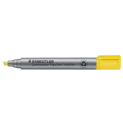 Staedtler flipchart 356 B-1, pennarello Lumocolor, giallo, punta a scalpello, colori intensi, ad asciugatura rapida, inchiostro inodore, non colpisce attraverso la carta, 10 pennarelli flipchart in Staedtler flipchart 356 B-1, pennarello Lumocolor, giallo, punta a scalpello, colori intensi, ad asciugatura rapida, inchiostro inodore, non colpisce attraverso la carta, 10 pennarelli flipchart in