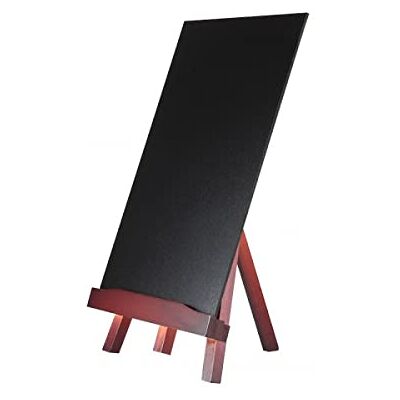 Liderpapel Lavagna nera leiderpapel cavalletto in legno con superficie per pennarelli tipo gesso 22x35cm Liderpapel Lavagna nera leiderpapel cavalletto in legno con superficie per pennarelli tipo gesso 22x35cm