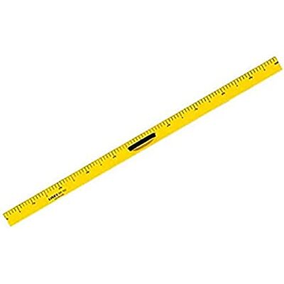 Linex BB100 Righello da lavagna, 100 cm, manico e piedini in gomma, in plastica, metrico diviso, scala cm e pollici, colore: Giallo Linex BB100 Righello da lavagna, 100 cm, manico e piedini in gomma, in plastica, metrico diviso, scala cm e pollici, colore: Giallo