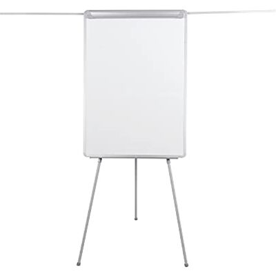 Bi-Office Lavagna Portablocco Non Magnetico Con Bracci Estensibili, Cavalletto Treppiedi Easy, Cornice in Grigio, Pannello A1 600 x 850 mm Bi-Office Lavagna Portablocco Non Magnetico Con Bracci Estensibili, Cavalletto Treppiedi Easy, Cornice in Grigio, Pannello A1 600 x 850 mm