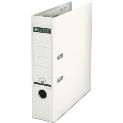 Leitz Raccoglitore con meccanismo a leva, dorso: 80 mm, apertura a 180°, in plastica A4 dorso 80 mm bianco Leitz Raccoglitore con meccanismo a leva, dorso: 80 mm, apertura a 180°, in plastica A4 dorso 80 mm bianco