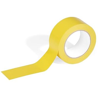 Durable nastro per marcatura DURALINE BASIC 50/016, 50 mm x 33 m (H x L), per oggetti e superfici, giallo, Durable nastro per marcatura DURALINE BASIC 50/016, 50 mm x 33 m (H x L), per oggetti e superfici, giallo,