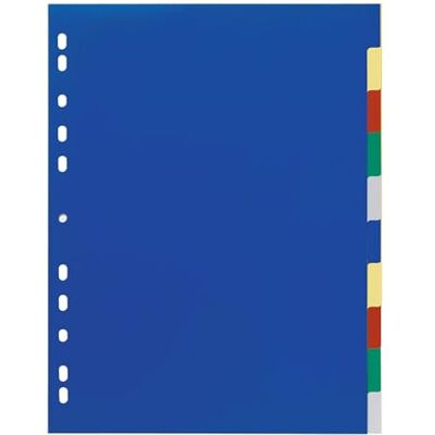 Durable Hunke & Jochheim Divisori in PP, formato A4, 230 x 297 mm, 10 fogli Durable Hunke & Jochheim Divisori in PP, formato A4, 230 x 297 mm, 10 fogli